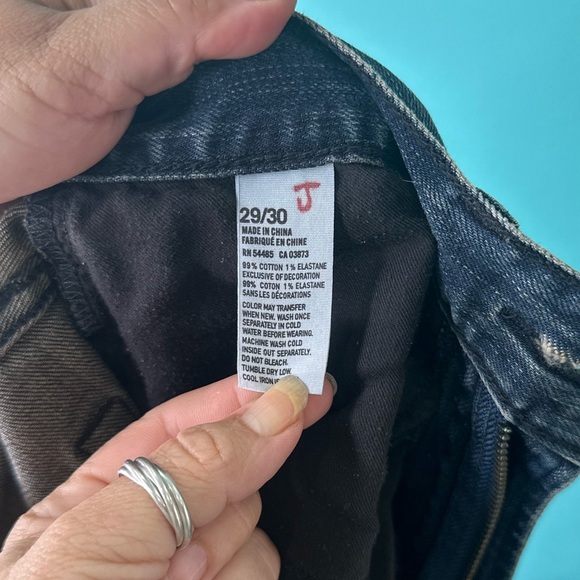 American Eagle Jeans Navy Acid Wash - Picture 2 of 3